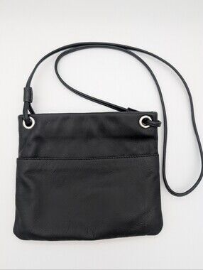 Margot New York Kari Mini Square Crossbody Bag Black